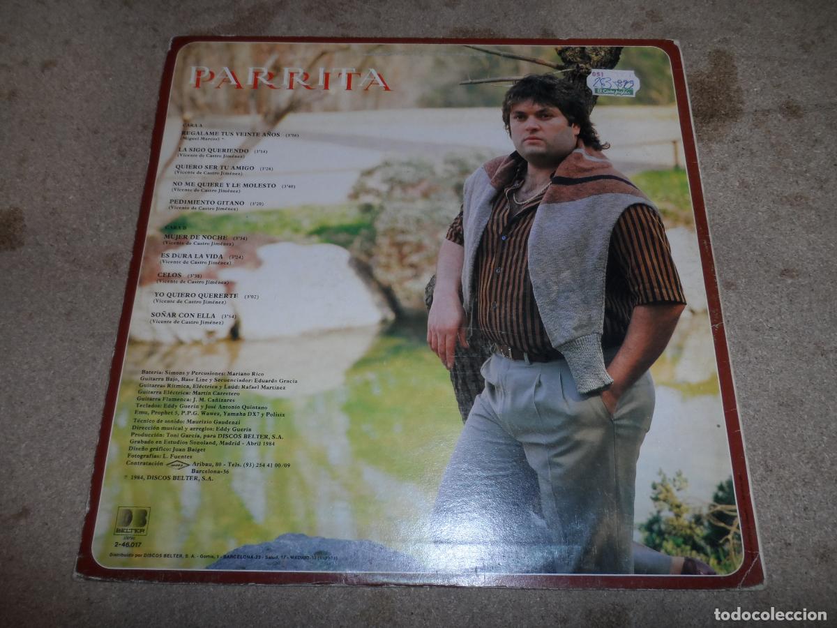 Discos de vinilo: PARRITA - PARRITA (SPAIN 1984) - Foto 2