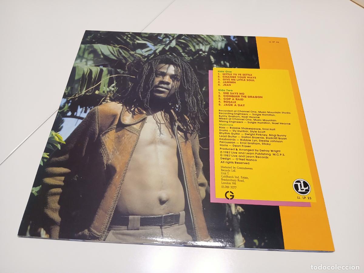 Discos de vinilo: Michael Prophet &ndash; Settle Yu Fe Settle- (1987) LP disco vinilo - Foto 7