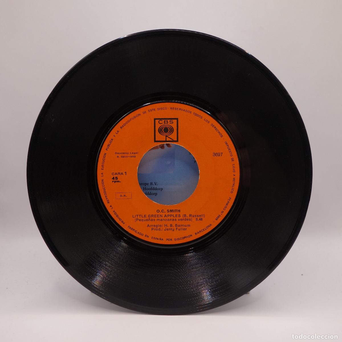 Discos de vinilo: O. C. SMITH - LITTLE GREEN APPLES - Foto 7