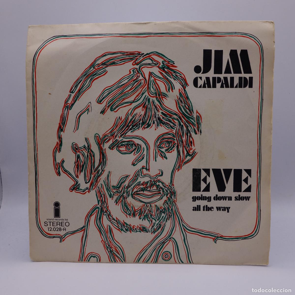 Discos de vinilo: JIM CAPALDI - EVE - GOING DOWN SLOW ALL THE WAY - Foto 1