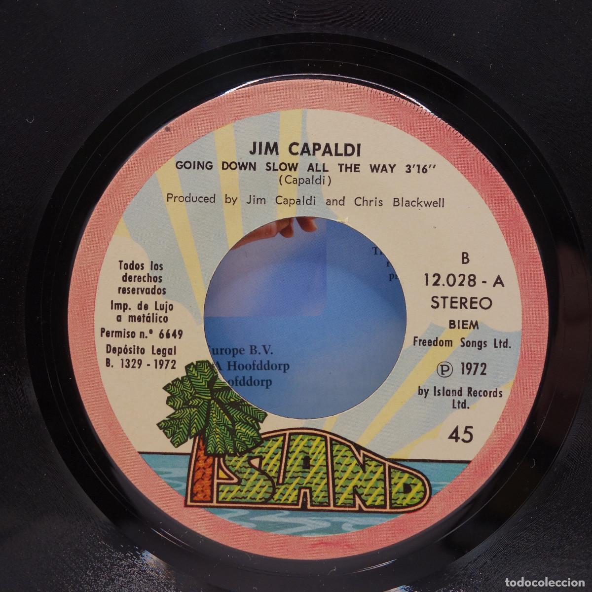 Discos de vinilo: JIM CAPALDI - EVE - GOING DOWN SLOW ALL THE WAY - Foto 4