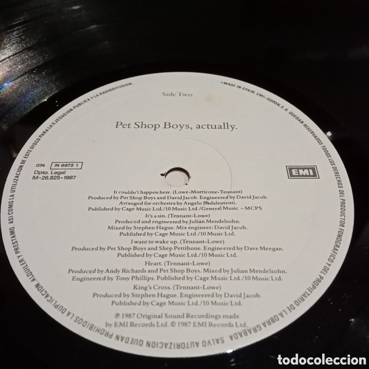 Discos de vinilo: PET SHOP BOYS - ACTUALLY - LP - Foto 8
