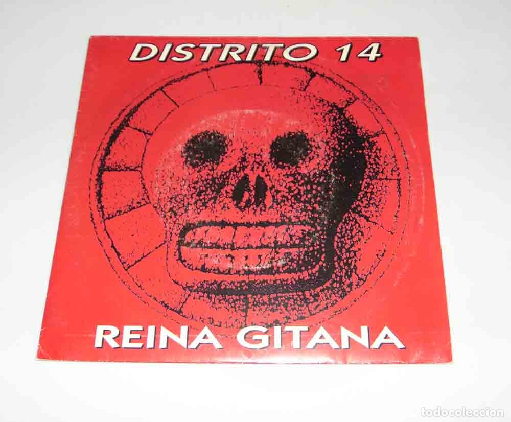 Discos de vinilo: Distrito 14 &ndash; Reina gitana - SINGLE 1992 - Foto 2