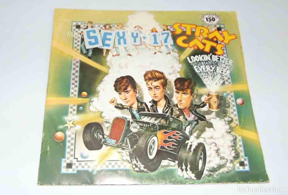 Discos de vinilo: Stray Cats &ndash; (Shes) Sexy + 17 - SINGLE - Foto 2