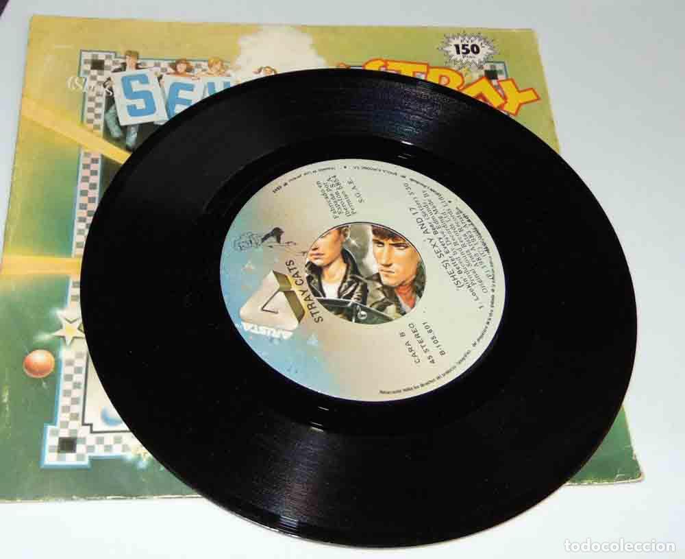 Discos de vinilo: Stray Cats &ndash; (Shes) Sexy + 17 - SINGLE - Foto 3
