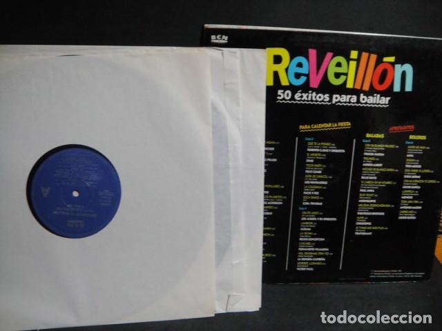 Discos de vinilo: noche de reveillon - disco triple - 50 exitos para bailar - Foto 2