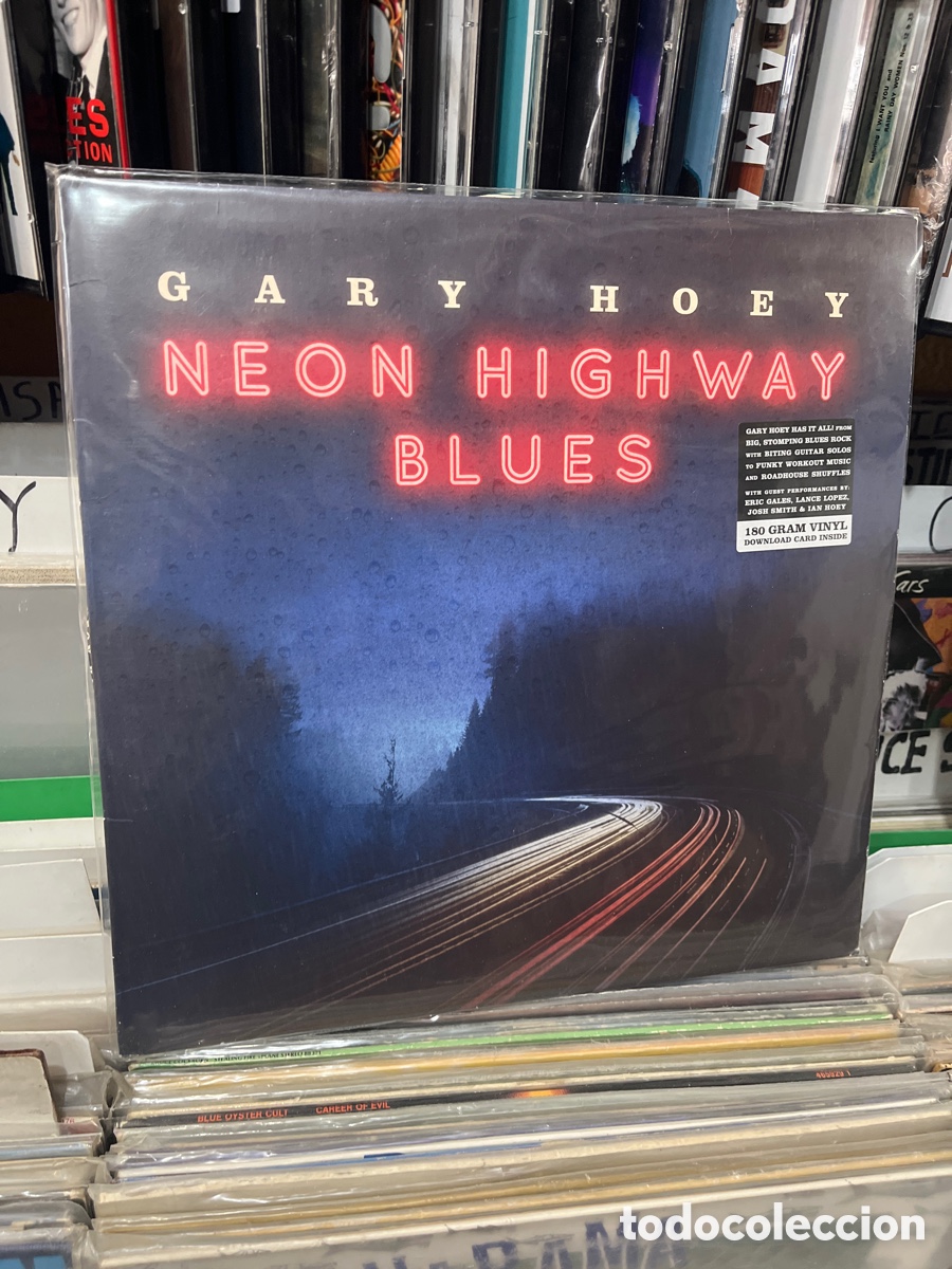 Discos de vinilo: gary hoey neon highway blues - Foto 1