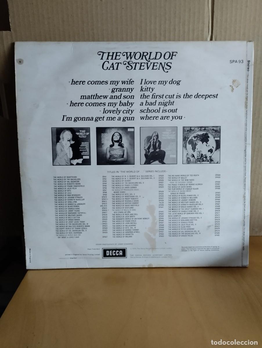 Discos de vinilo: CAT STEVENS ----- THE WORLD OF - Foto 2
