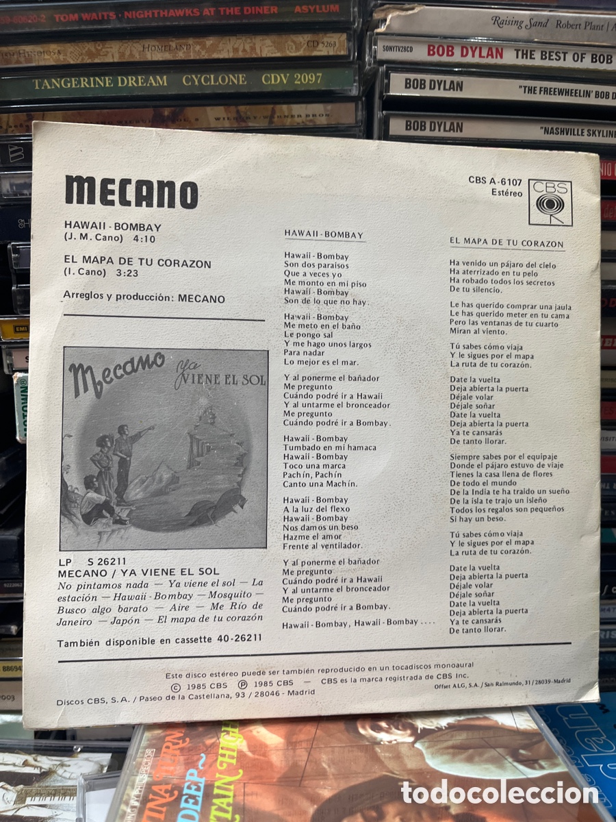 Discos de vinilo: mecano hawaii bombay promo - Foto 2