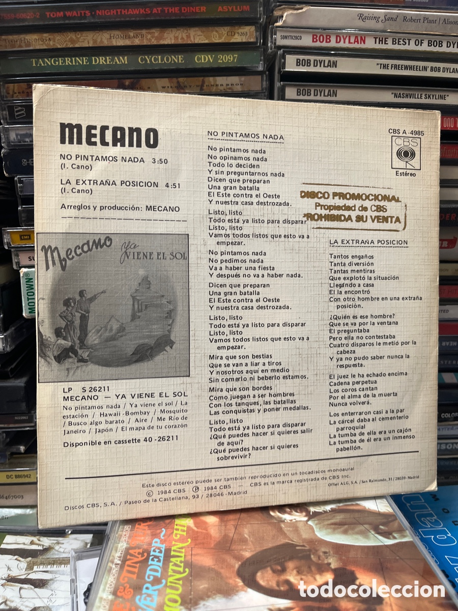 Discos de vinilo: mecano no pintamos nada promo - Foto 2