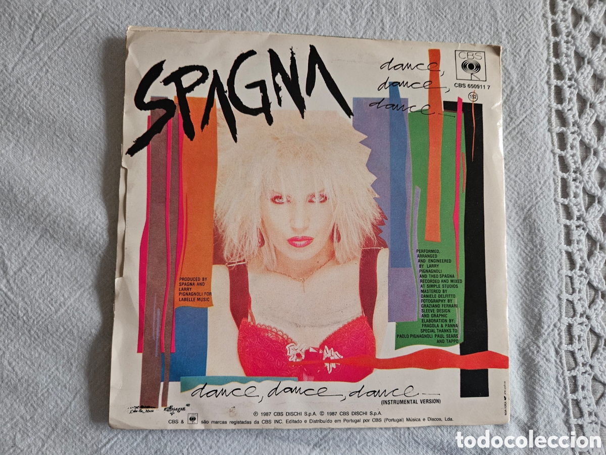 Discos de vinilo: Single Spagna dance dance dance - Foto 2