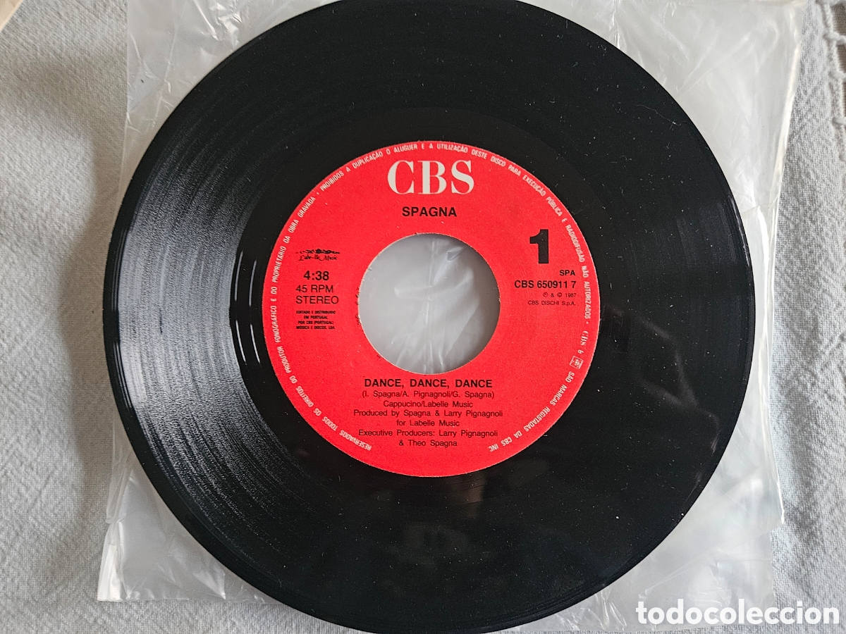 Discos de vinilo: Single Spagna dance dance dance - Foto 3