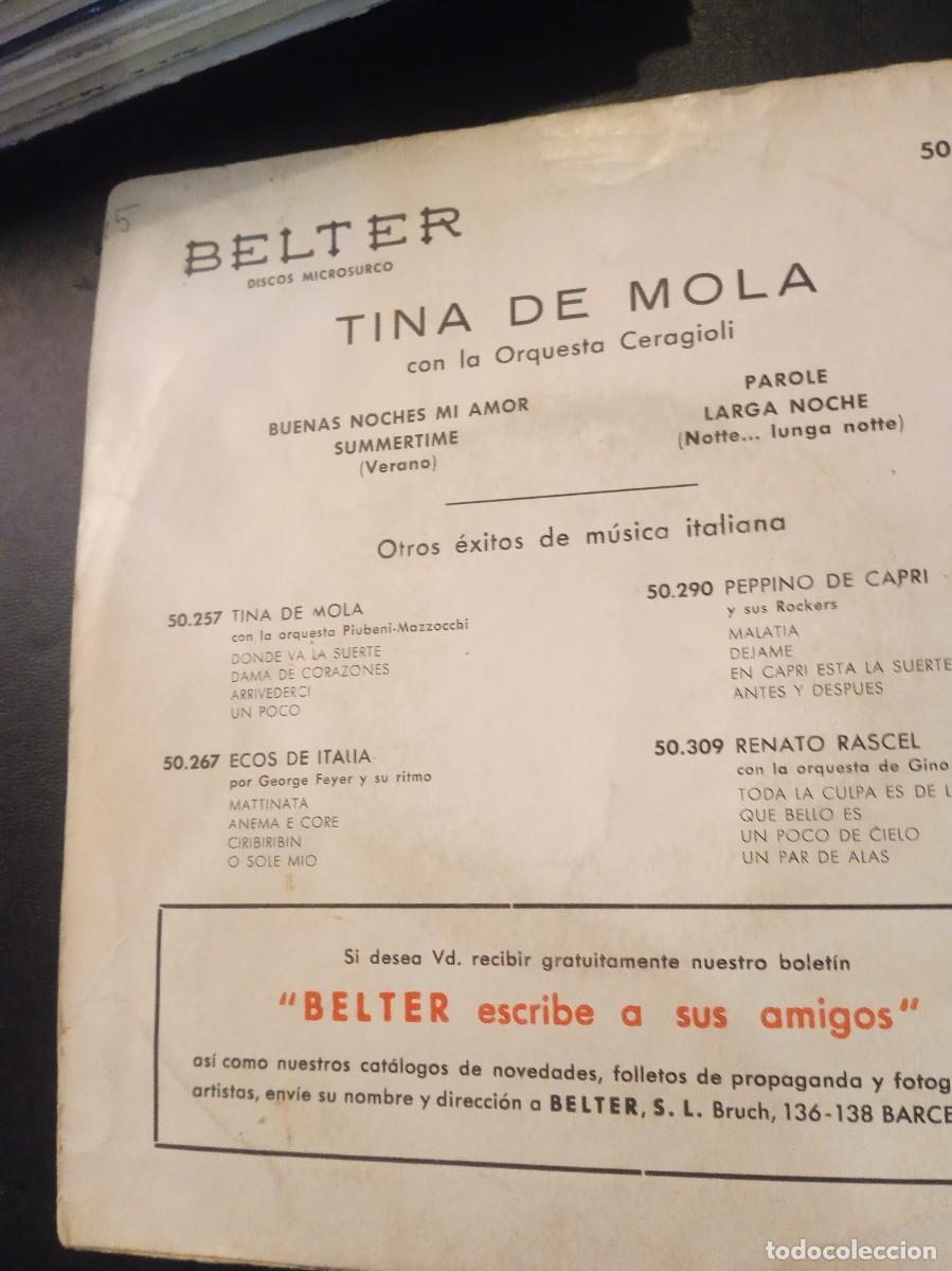 Discos de vinilo: TINA DE MOLA- SUMMERTIME. EP - Foto 2