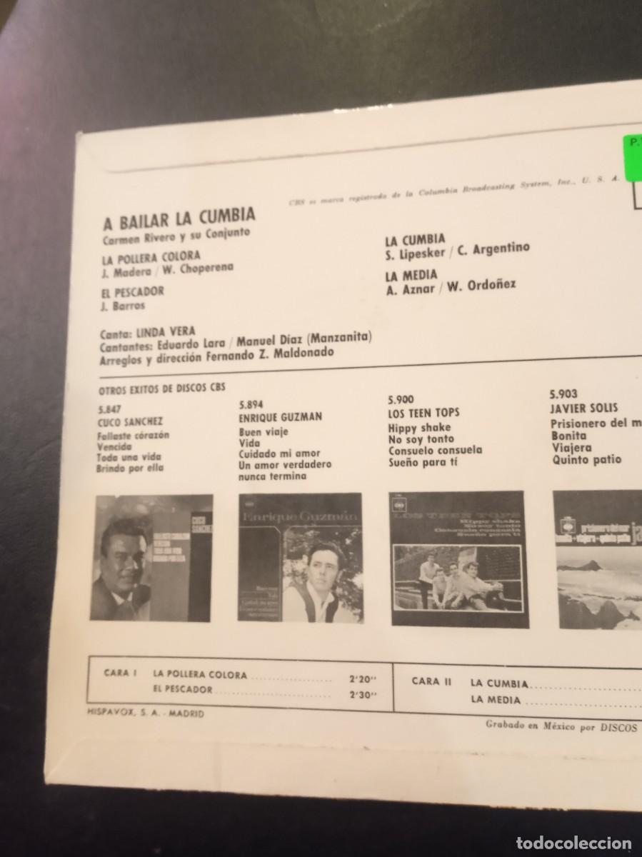 Discos de vinilo: A BAILAR LA CUMBIA- EP. - Foto 2