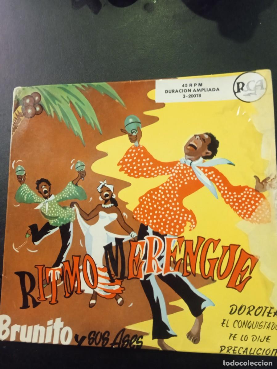 Discos de vinilo: BRUNITO Y SUS ASES- RITMO MERENGUE. EP - Foto 1