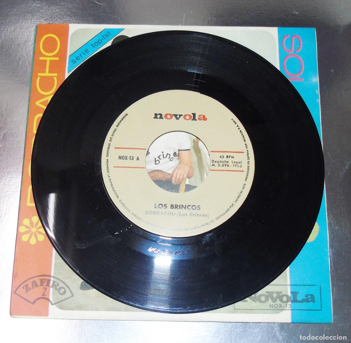 Discos de vinilo: LOS BRINCOS --BORRACHO -- SOLA - Foto 2