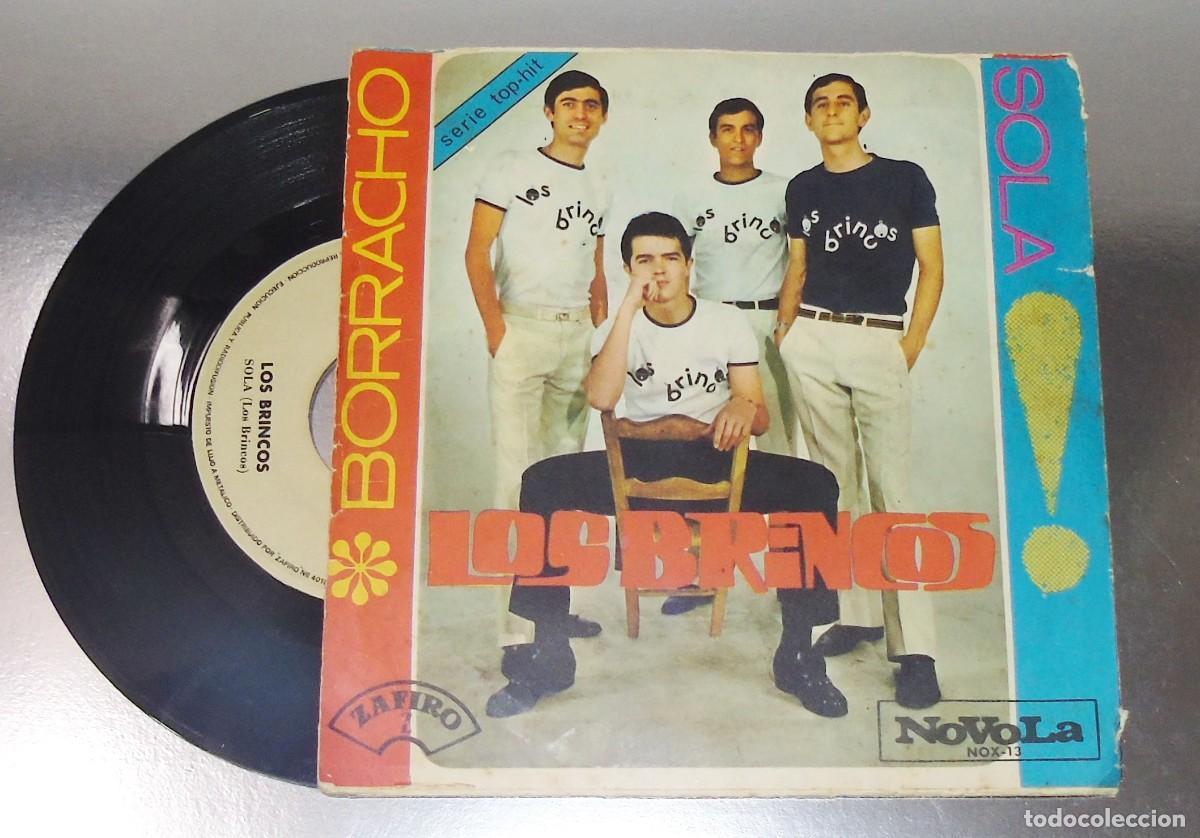 Discos de vinilo: LOS BRINCOS --BORRACHO -- SOLA - Foto 1