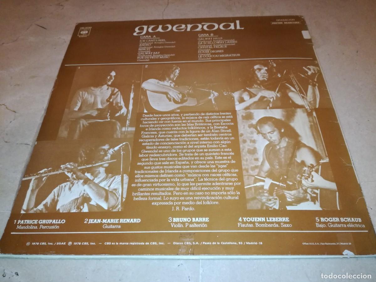 Discos de vinilo: GWENDAL-EDICION ESPA&Ntilde;OLA - Foto 2