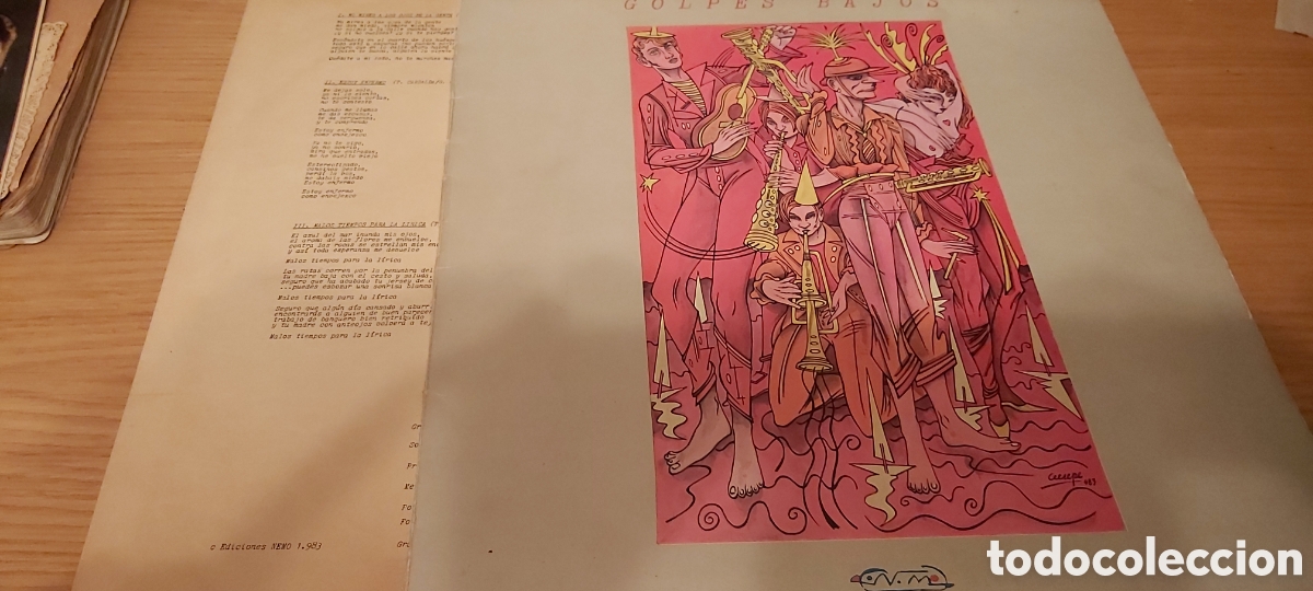 Discos de vinilo: B-CARPETA PRINCIPAL Y INNER SLEEVE SIN DISCO LP - Foto 1