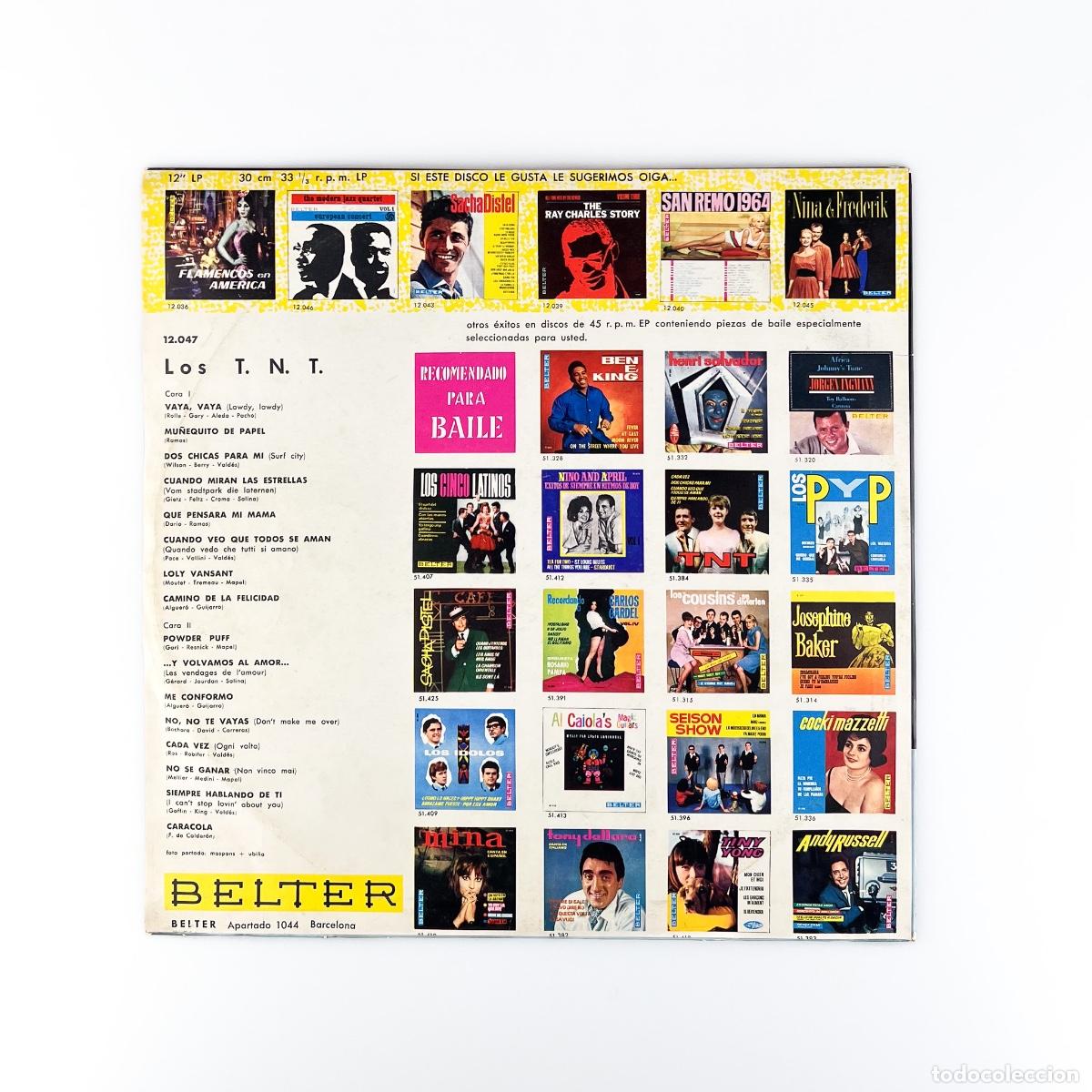 Discos de vinilo: LP. Los TNT. Los TNT (F/VG) - Foto 2