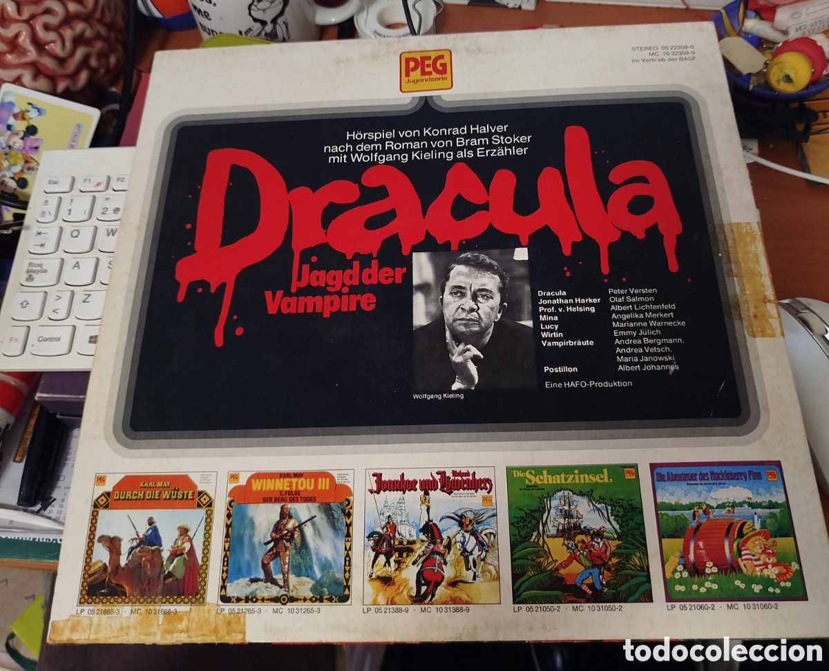 Discos de vinilo: Bram Stoker&nbsp;&ndash;&nbsp;Dracula - Jagd Der Vampire - Foto 2
