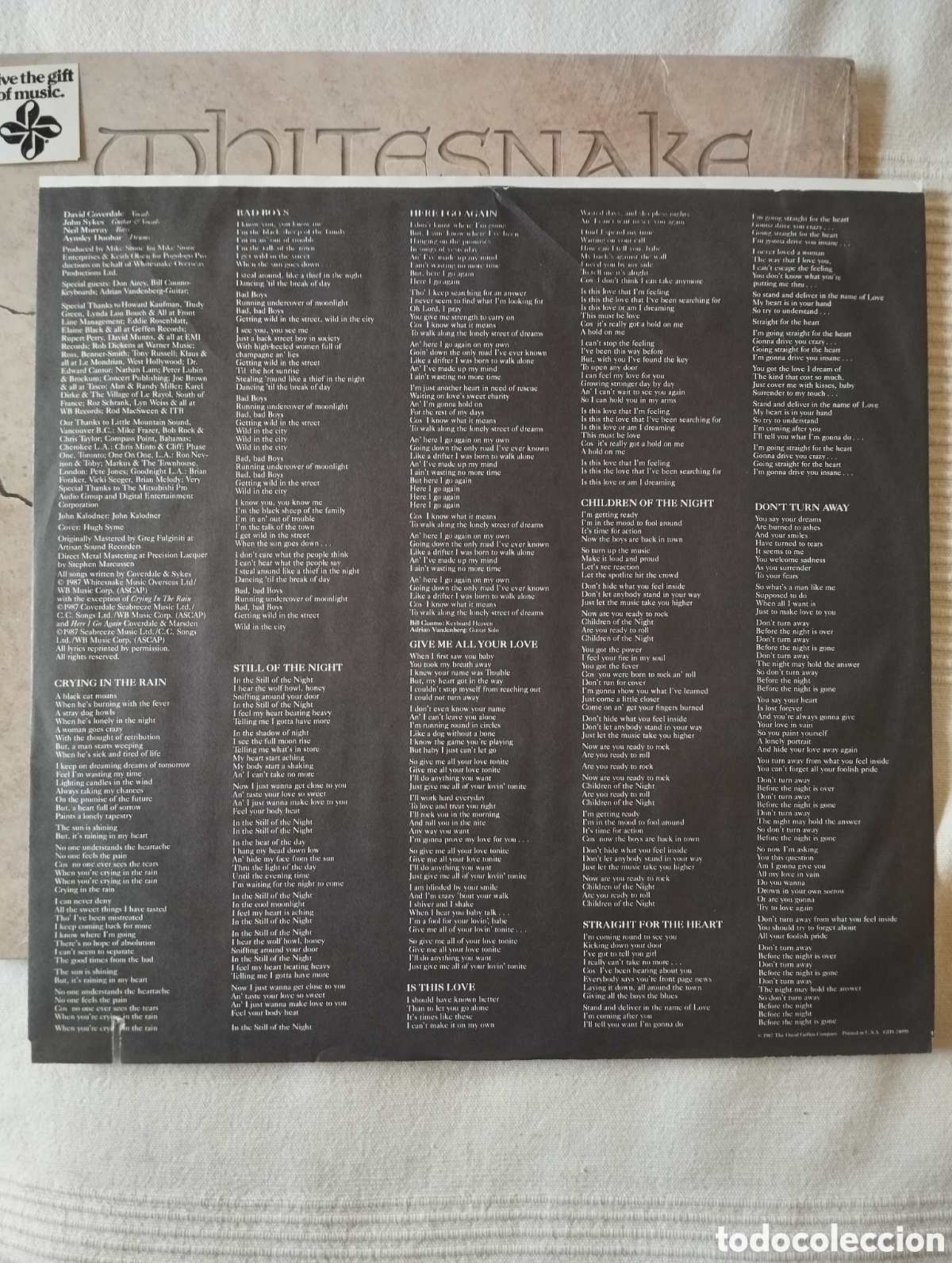 Discos de vinilo: Whitesnake - Whitesnake - LP - Foto 5