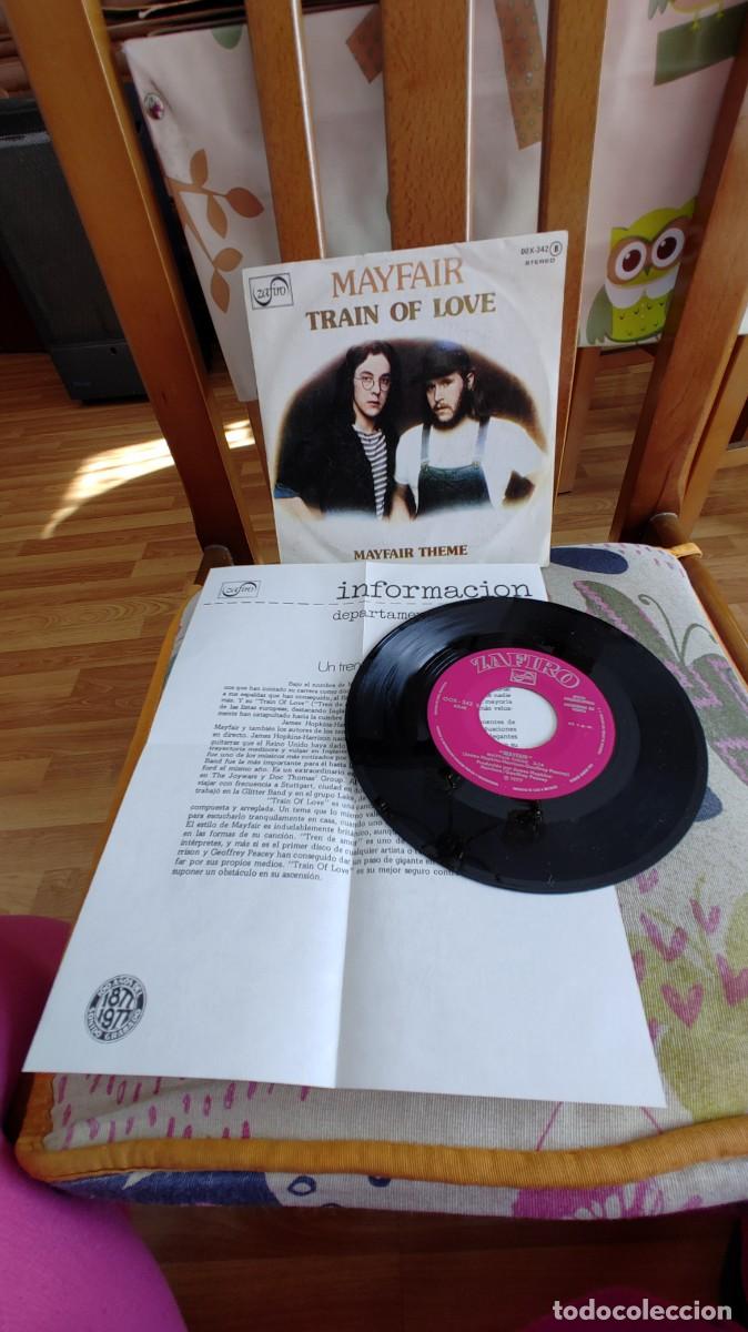 Discos de vinilo: MAYFAIR-SINGLE TRAIN OF LOVE - Foto 1