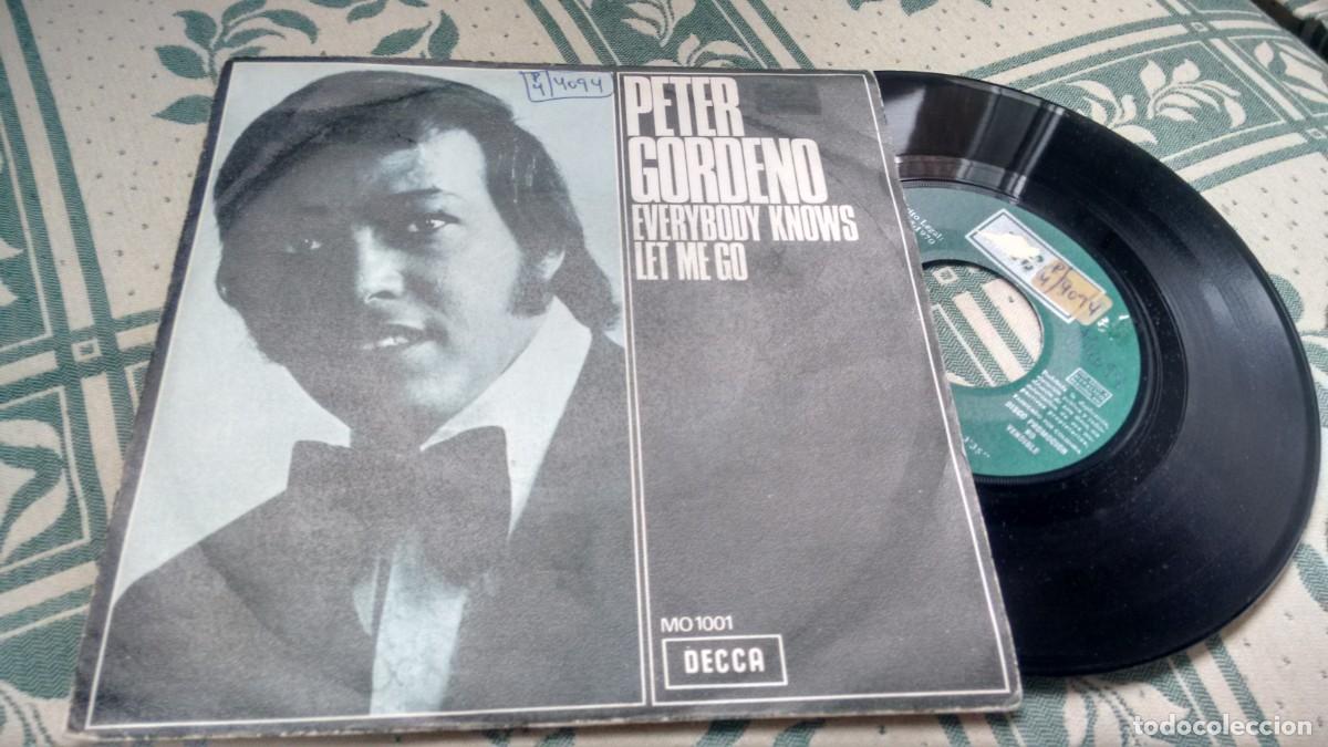 Discos de vinilo: Single ( vinilo) de PETER GORDENO a&ntilde;o 1.970 - Foto 1