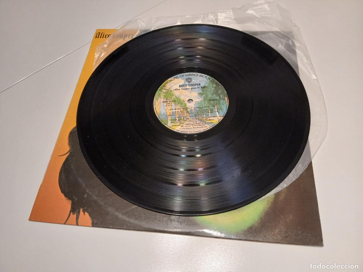 Discos de vinilo: Alice Cooper &ndash; Goes To Hell- (1976) LP disco vinilo - Foto 4
