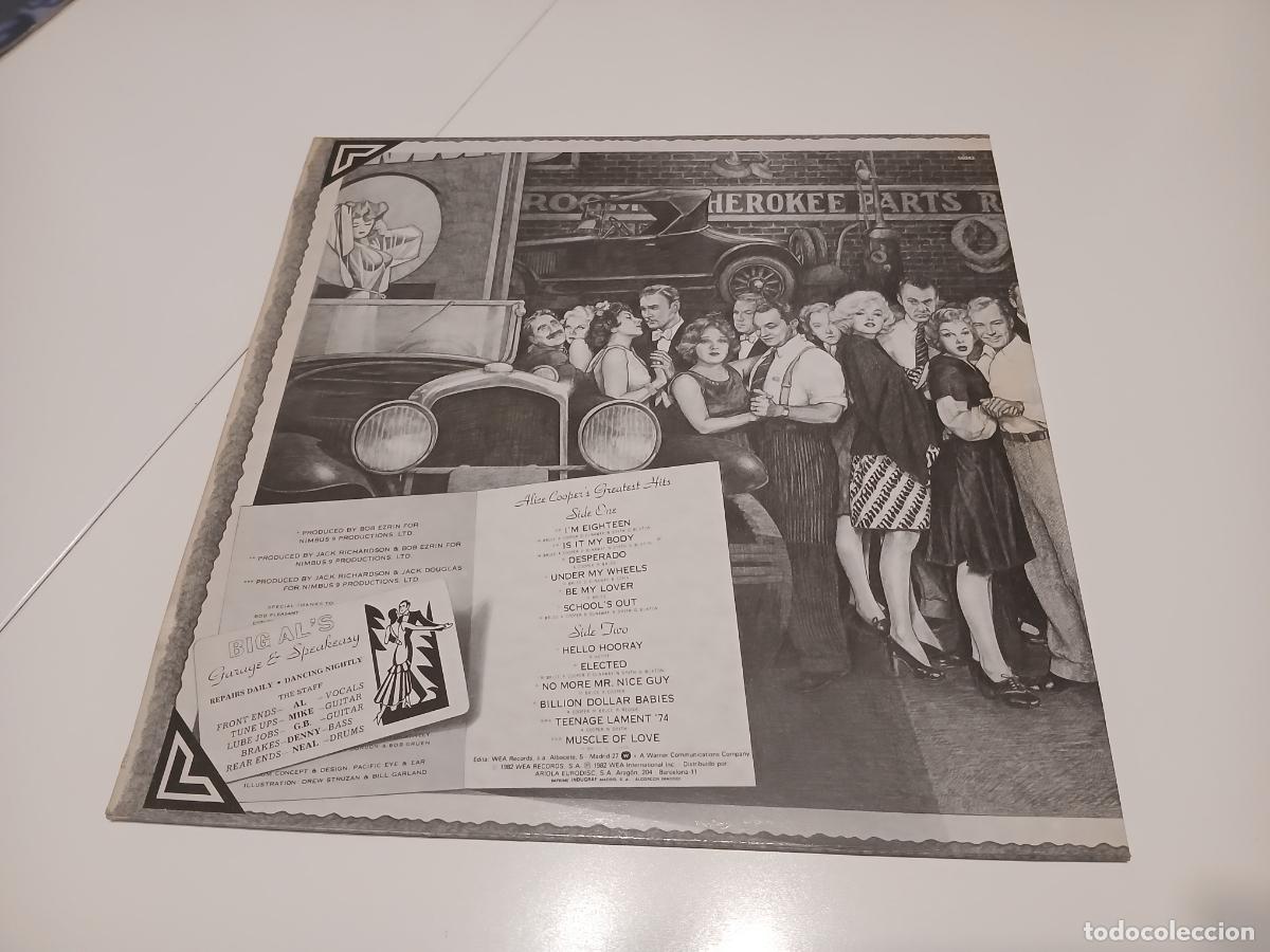 Discos de vinilo: Alice Cooper &ndash; Greatest Hits- (1982) LP disco vinilo - Foto 7