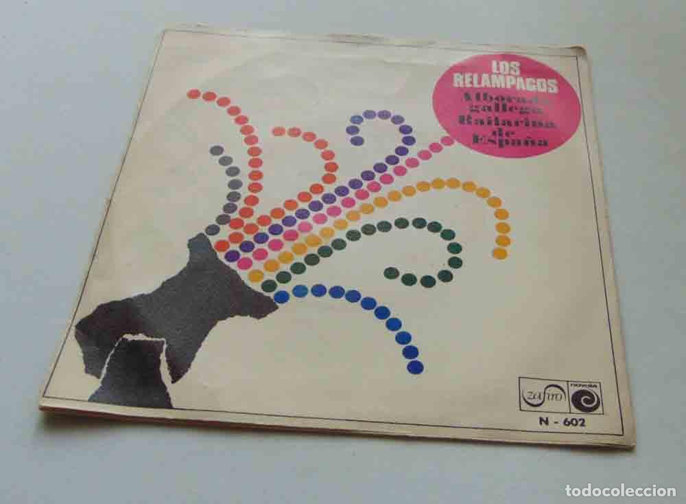 Discos de vinilo: LOS RELAMPAGOS - ALBORADA GALLEGA - SINGLE DE 1966 - Foto 4