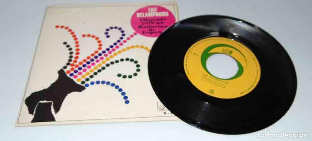 Discos de vinilo: LOS RELAMPAGOS - ALBORADA GALLEGA - SINGLE DE 1966 - Foto 3