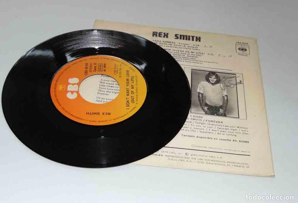 Discos de vinilo: REX SMITH - FOREVER - SINGLE 1979 - Foto 2