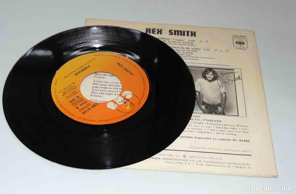 Discos de vinilo: REX SMITH - FOREVER - SINGLE 1979 - Foto 3