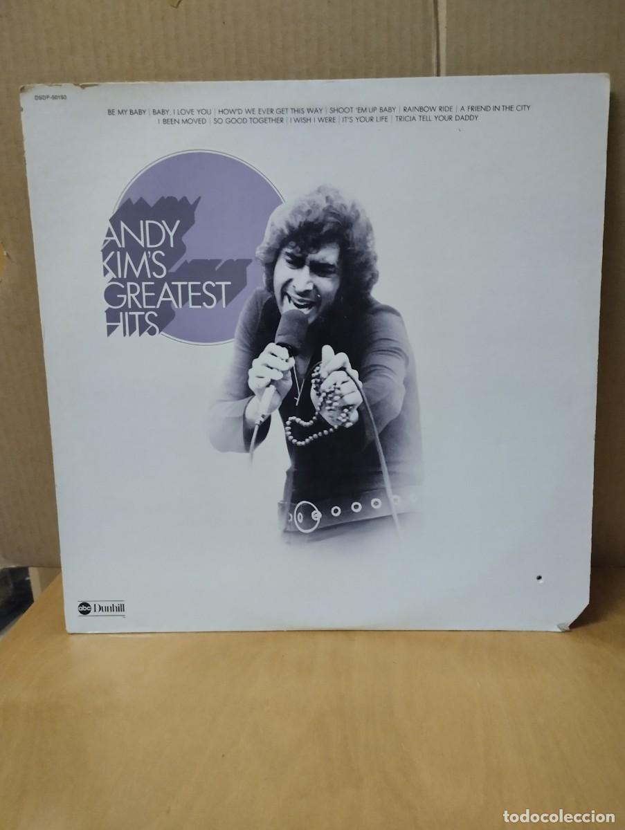 Discos de vinilo: ANDY KIM ---- GREATEST HITS - Foto 1