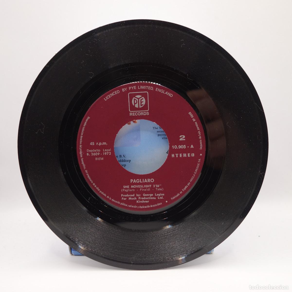 Discos de vinilo: PAGLIARO - SHE MOVES LIGHT - Foto 5