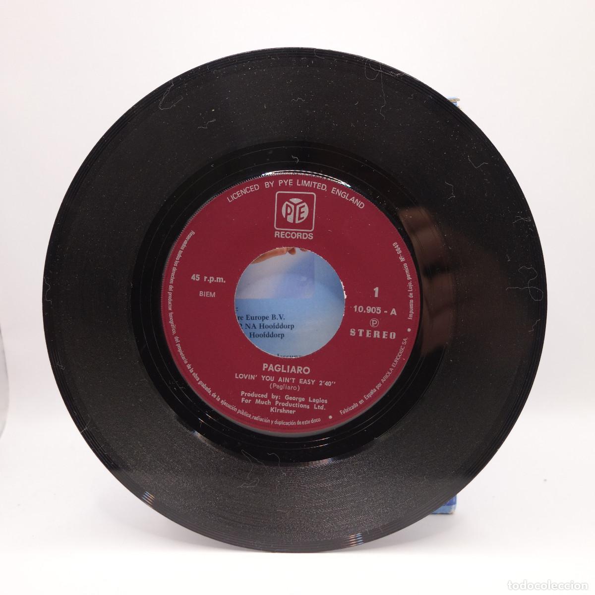 Discos de vinilo: PAGLIARO - SHE MOVES LIGHT - Foto 7