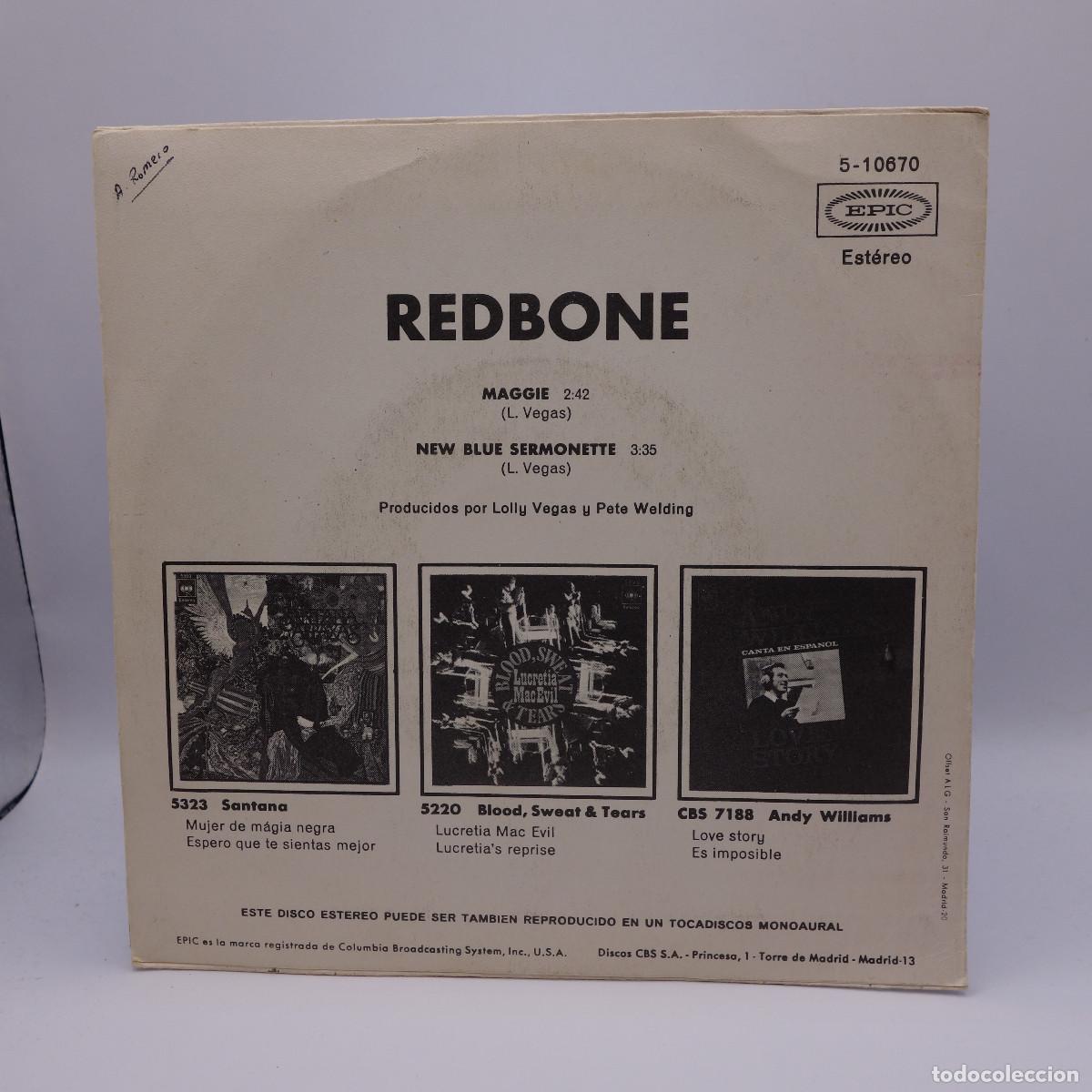 Discos de vinilo: REDBONE - MAGGIE - NEW BLUE SERMONETTE - Foto 2