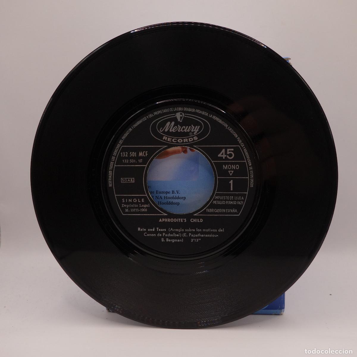 Discos de vinilo: APHRODITES CHILD - RAIN AND TEARS - Foto 5