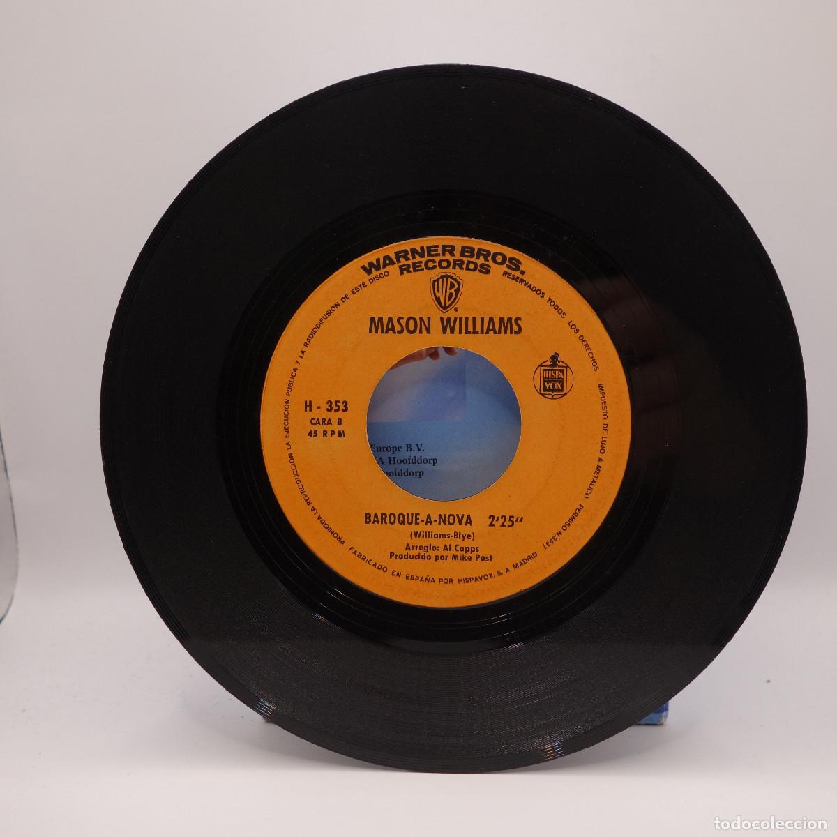 Discos de vinilo: MASON WILLIAMS - EXPERIMENTO CLASICO - Foto 3