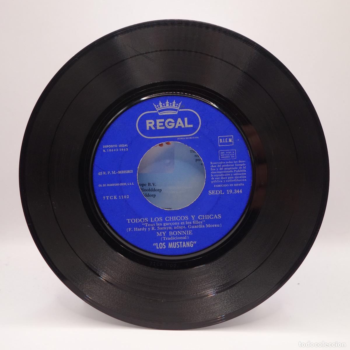 Discos de vinilo: LOS MUSTANG - TODOS LOS CHICOS Y CHICAS - Foto 5