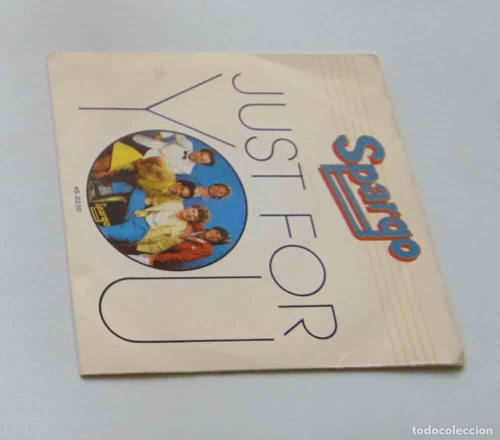 Discos de vinilo: SPARGO - JUST FOR YOU - SINGLE - Foto 5