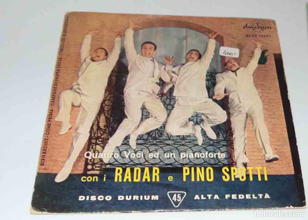 Discos de vinilo: CUARTETO RADAR - BERNARDINE + 3 - EP - Foto 1
