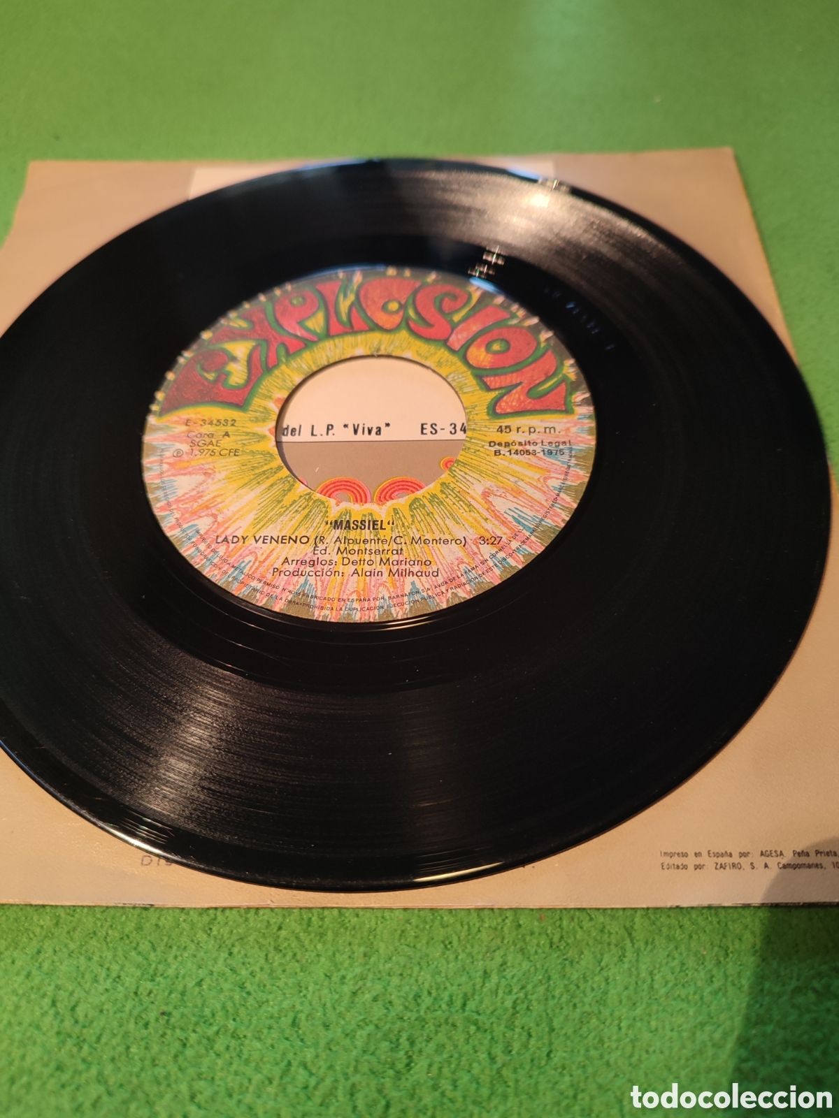 Discos de vinilo: Massiel - Lady Veneno / Viva - Foto 3