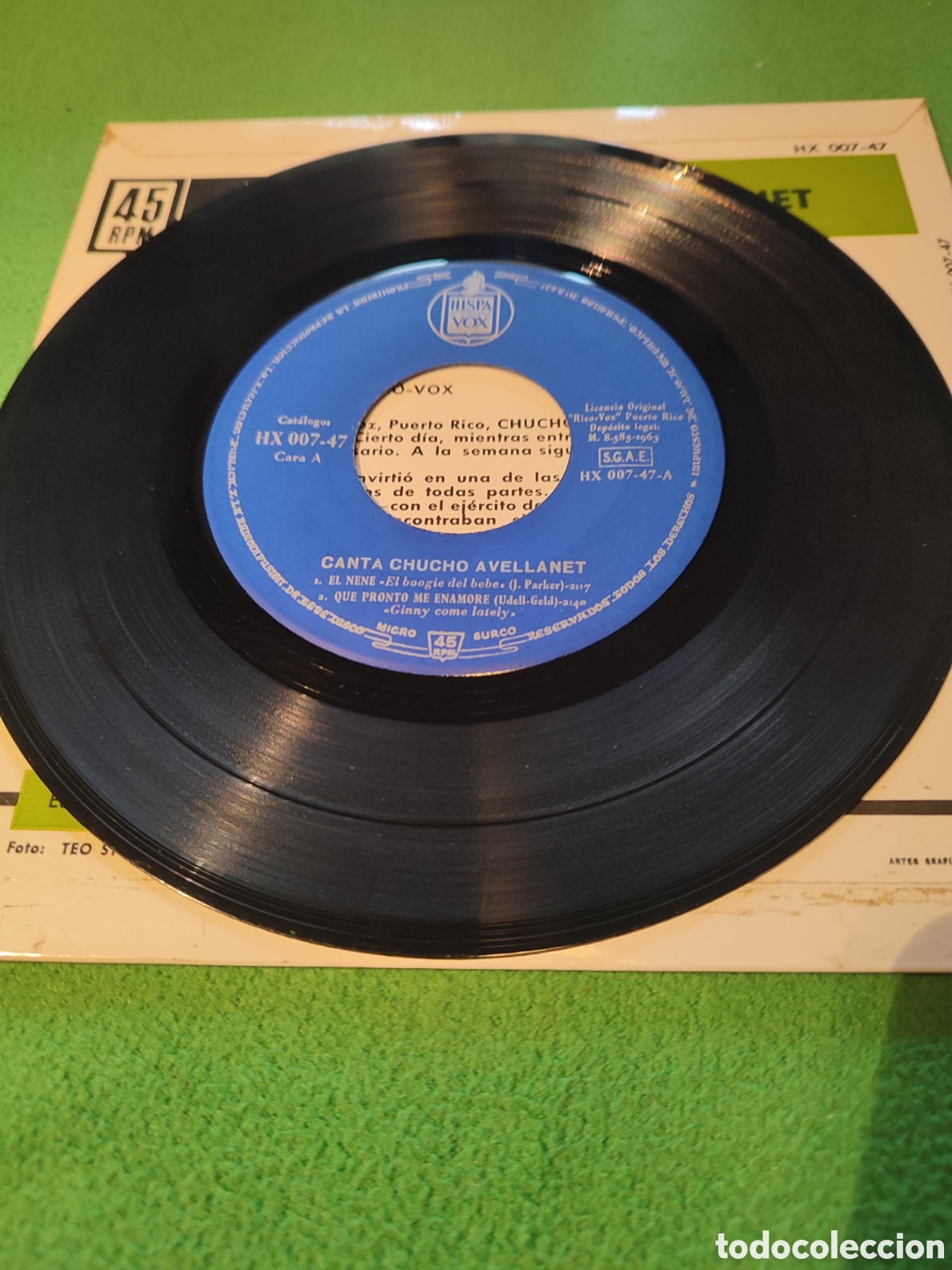 Discos de vinilo: Chucho Avellanet - El Nene/ Preciosos ojos + 2 - Foto 3