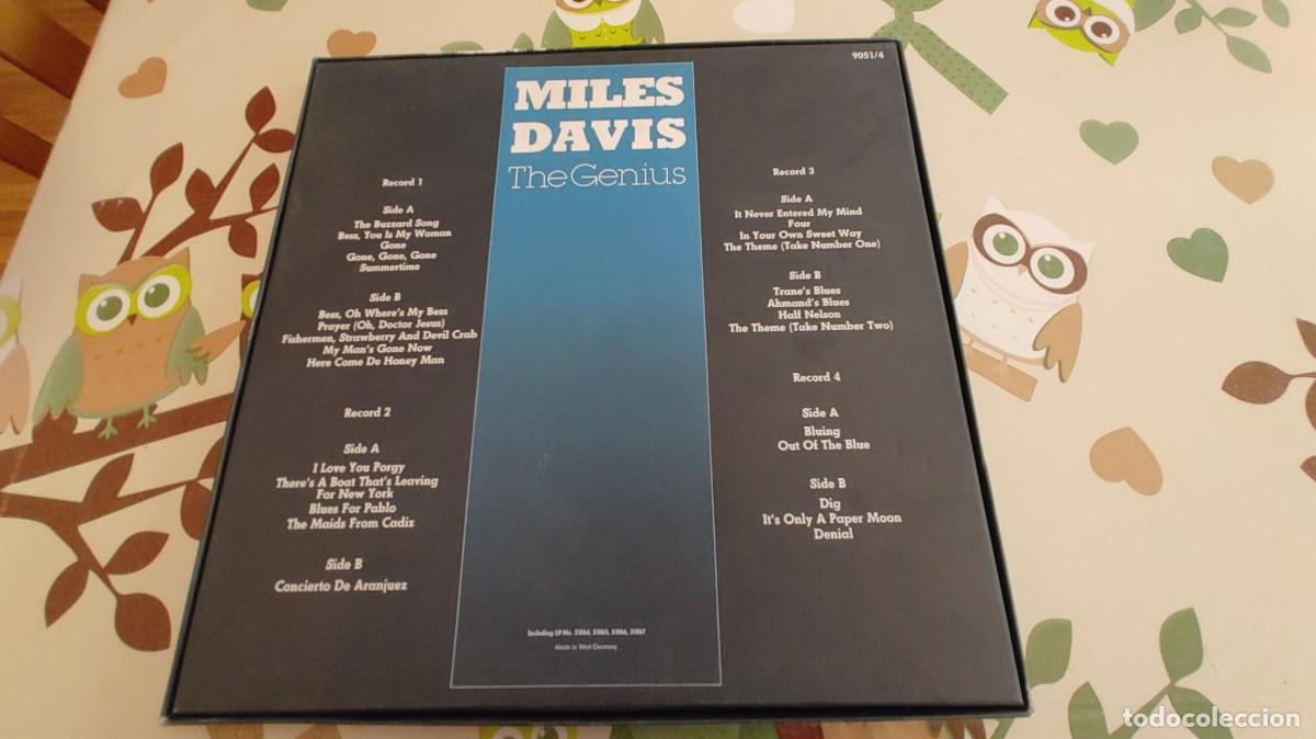 Discos de vinilo: MILES DAVIS-BOX 4 LP SET-THE GENIUS - Foto 3
