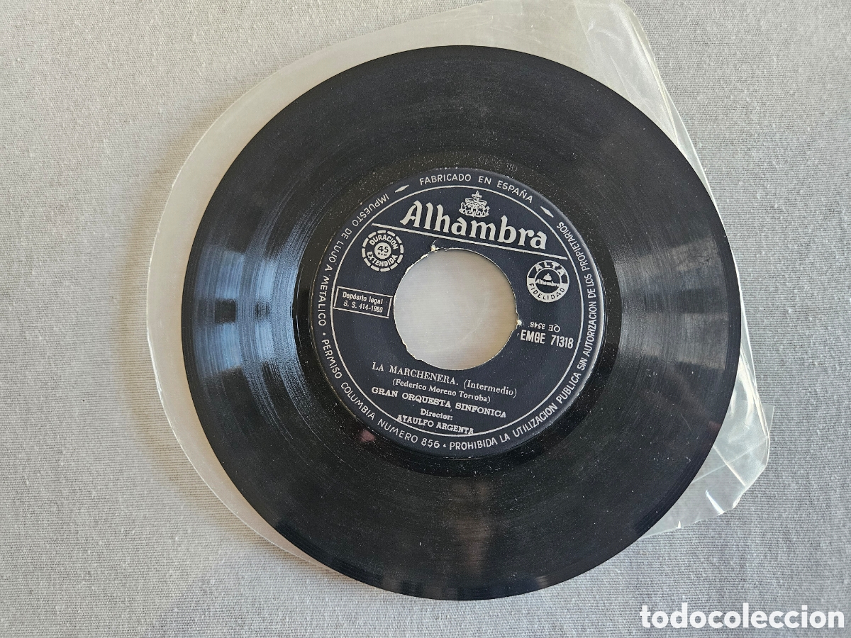 Discos de vinilo: ATAULFO ARGENTINA PRELUDIOS E INTERMEDIOS - Foto 3
