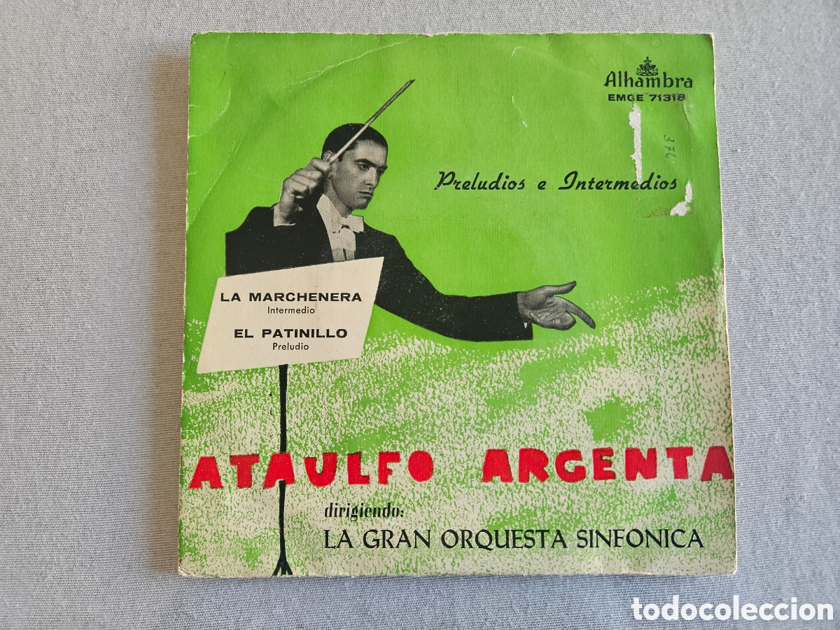 Discos de vinilo: ATAULFO ARGENTINA PRELUDIOS E INTERMEDIOS - Foto 1