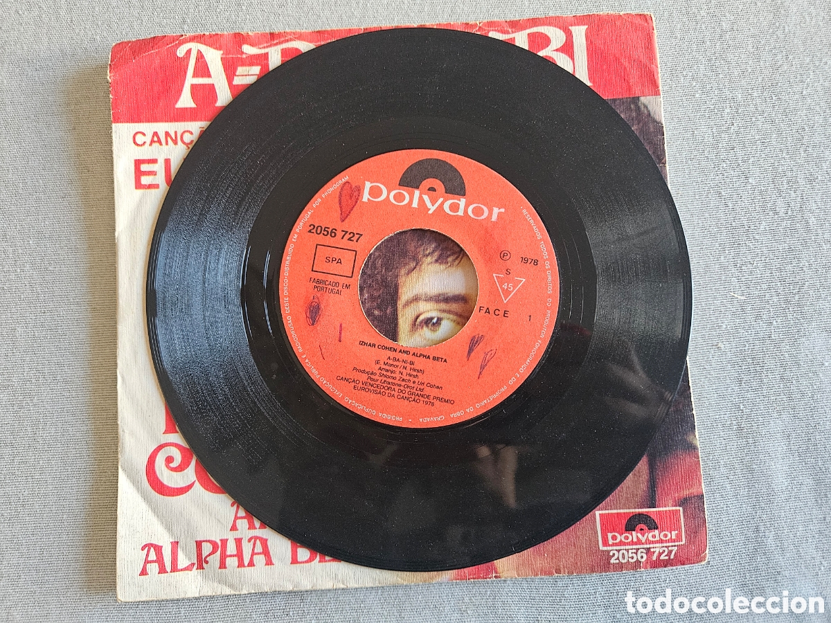 Discos de vinilo: Single Izhar Cohen abanibi - Foto 3