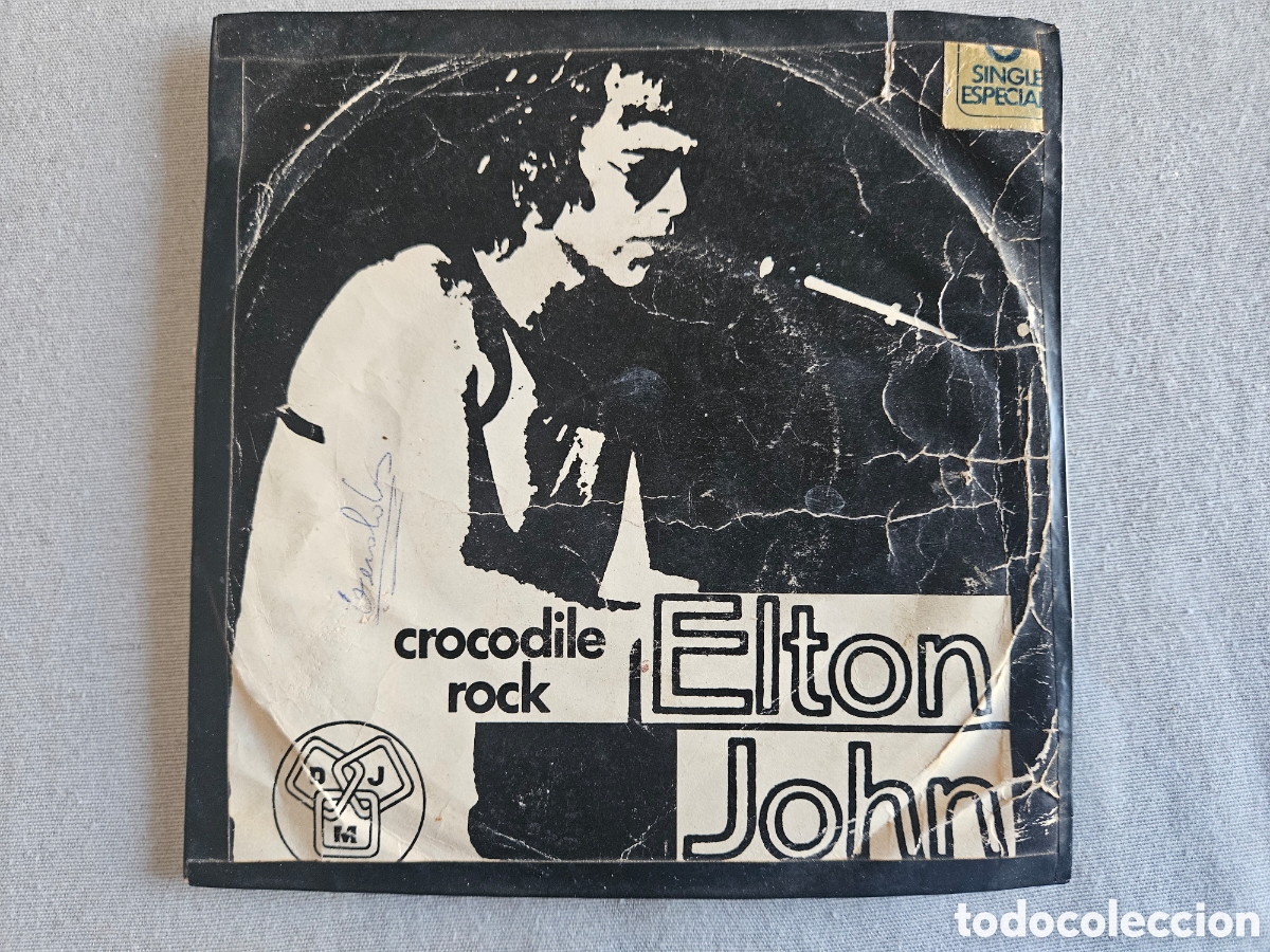 Discos de vinilo: Single Elton John Cocodrile Rock - Foto 1